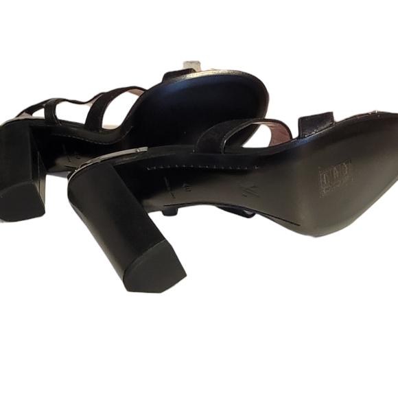 LOUIS VUITTON MONOGRAM Leather/Suede Strap Shoes SZ 40 - US size 10 - Picture 6 of 10